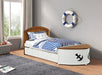 Poseidon Twin Captain Bed - Casa Morelos / Coahuila Furniture (Oklahoma City, OK)