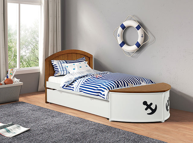 Poseidon Twin Captain Bed - Casa Morelos / Coahuila Furniture (Oklahoma City, OK)