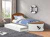 Poseidon Twin Captain Bed - Casa Morelos / Coahuila Furniture (Oklahoma City, OK)