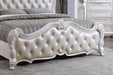 Ventresca Bed White & Chrome - Casa Morelos / Coahuila Furniture (Oklahoma City, OK)