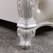 Ventresca Bed White & Chrome - Casa Morelos / Coahuila Furniture (Oklahoma City, OK)