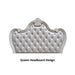 Ventresca Bed White & Chrome - Casa Morelos / Coahuila Furniture (Oklahoma City, OK)