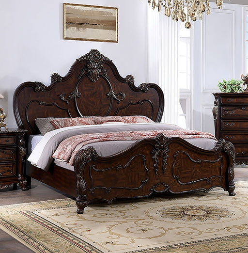 Roselli Bed Chrome & White - Casa Morelos / Coahuila Furniture (Oklahoma City, OK)