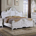 Roselli E.King & Queen Bed White & Chrome - Casa Morelos / Coahuila Furniture (Oklahoma City, OK)