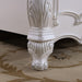 Roselli E.King & Queen Bed White & Chrome - Casa Morelos / Coahuila Furniture (Oklahoma City, OK)