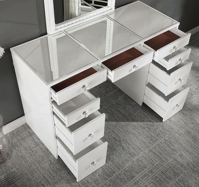 Louise Vanity W/ Stool - Casa Morelos / Coahuila Furniture (Oklahoma City, OK)