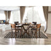 Marina 5 PC Dining Table Set Walnut - Casa Morelos / Coahuila Furniture (Oklahoma City, OK)