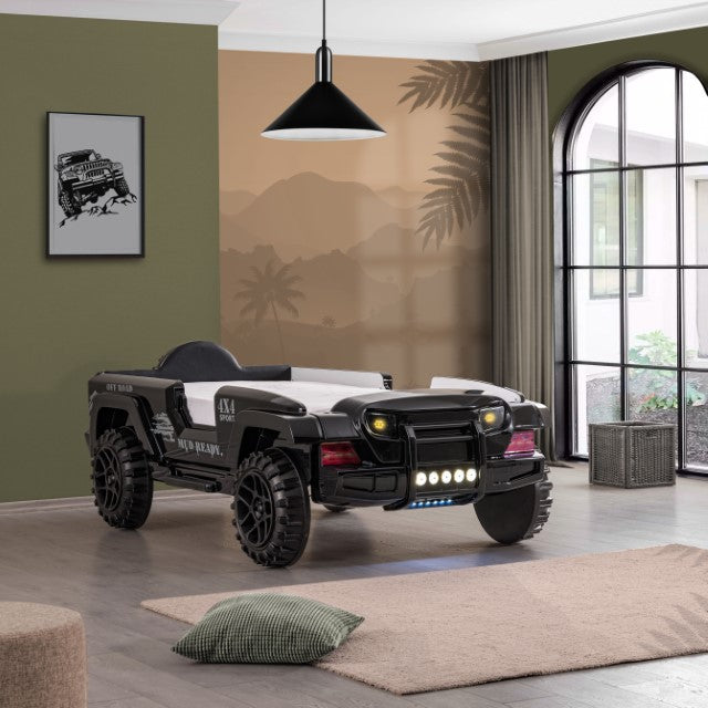 Randlar Bed Pink, Green, & Black - Casa Morelos / Coahuila Furniture (Oklahoma City, OK)