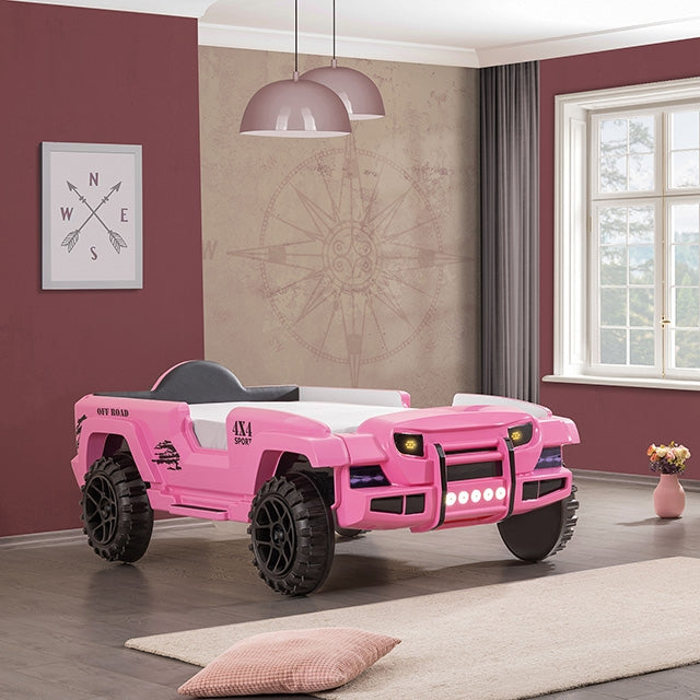 Randlar Bed Pink, Green, & Black - Casa Morelos / Coahuila Furniture (Oklahoma City, OK)