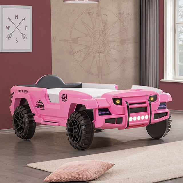 Randlar Bed Pink, Green, & Black - Casa Morelos / Coahuila Furniture (Oklahoma City, OK)