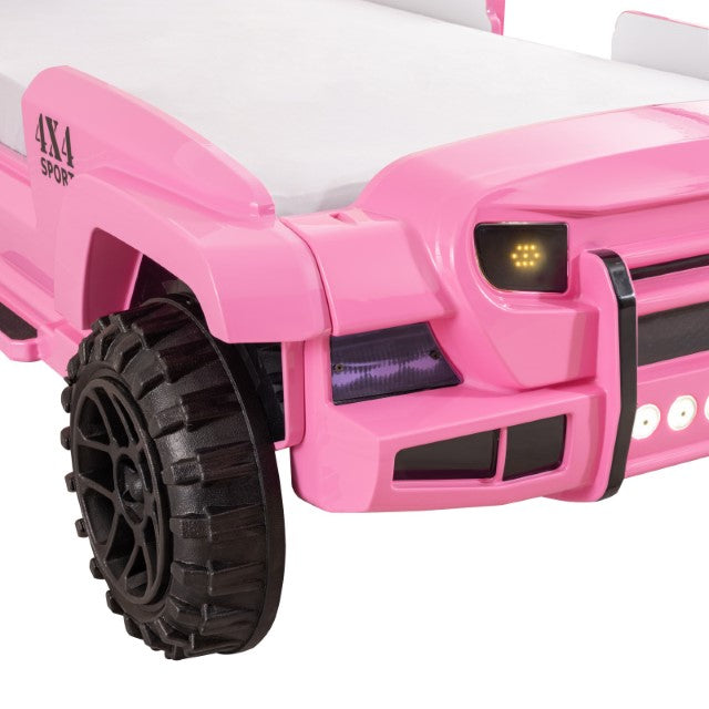 Randlar Bed Pink, Green, & Black - Casa Morelos / Coahuila Furniture (Oklahoma City, OK)