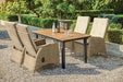 Mackay Patio Dining Table - Casa Morelos / Coahuila Furniture (Oklahoma City, OK)