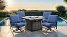 Segovia Swivel Glider Arm Chair (2/CTN) - Casa Morelos / Coahuila Furniture (Oklahoma City, OK)