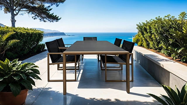 Oswego 8 Pc. Outdoor Dining Set - Casa Morelos / Coahuila Furniture (Oklahoma City, OK)