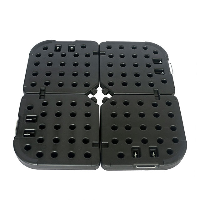 Tangram Umbrella Base w/ Handle - Casa Morelos / Coahuila Furniture (Oklahoma City, OK)