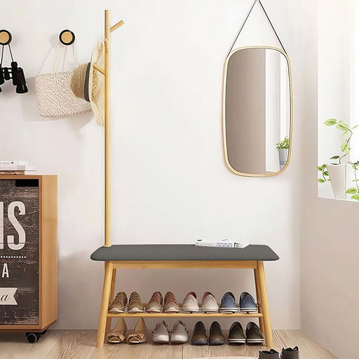 Mosier Hall Tree w/ Bench and Shoe Storage - Casa Morelos / Coahuila Furniture (Oklahoma City, OK)
