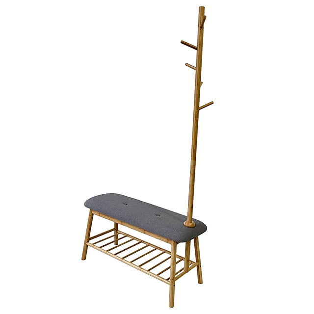 Mosier Hall Tree w/ Bench and Shoe Storage - Casa Morelos / Coahuila Furniture (Oklahoma City, OK)