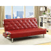 Farel Futon Sofa Red & White - Casa Morelos / Coahuila Furniture (Oklahoma City, OK)