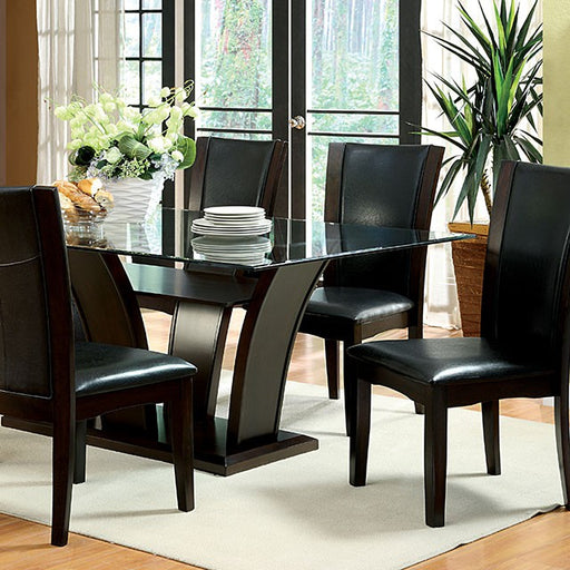 Manhattan 7 Pc Dining Table Set Cherry - Casa Morelos / Coahuila Furniture (Oklahoma City, OK)