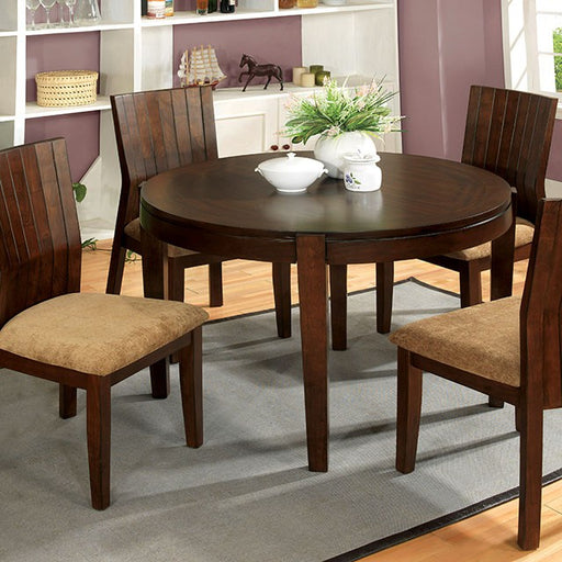 Ottawa Round Dining Table Brown - Casa Morelos / Coahuila Furniture (Oklahoma City, OK)