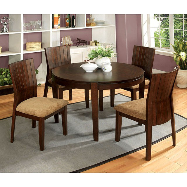 Ottawa Round Dining Table Brown - Casa Morelos / Coahuila Furniture (Oklahoma City, OK)