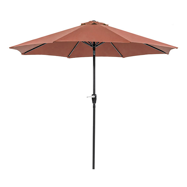 Soli 9' Outdoor Umbrella w/ Auto Tilt + 21" Round Base - Casa Morelos / Coahuila Furniture (Oklahoma City, OK)
