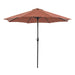 Soli 9' Outdoor Umbrella w/ Auto Tilt + 21" Round Base - Casa Morelos / Coahuila Furniture (Oklahoma City, OK)