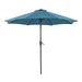Tano 9' Outdoor Umbrella + 21" Round Base - Casa Morelos / Coahuila Furniture (Oklahoma City, OK)