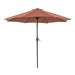 Tano 9' Outdoor Umbrella + 21" Round Base - Casa Morelos / Coahuila Furniture (Oklahoma City, OK)