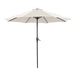 Tano 9' Outdoor Umbrella + 21" Round Base - Casa Morelos / Coahuila Furniture (Oklahoma City, OK)