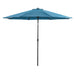Mora 11' Outdoor Umbrella + 21" Round Base - Casa Morelos / Coahuila Furniture (Oklahoma City, OK)