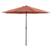 Mora 11' Outdoor Umbrella + 21" Round Base - Casa Morelos / Coahuila Furniture (Oklahoma City, OK)