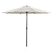 Mora 11' Outdoor Umbrella + 21" Round Base - Casa Morelos / Coahuila Furniture (Oklahoma City, OK)