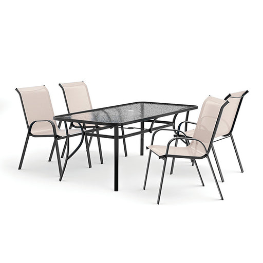 Pierro 5 Pc. Outdoor Dining Set - Casa Morelos / Coahuila Furniture (Oklahoma City, OK)