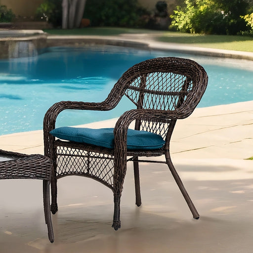 Oliveri Wicker Stacking Chair - 2Pc/Stack - Casa Morelos / Coahuila Furniture (Oklahoma City, OK)