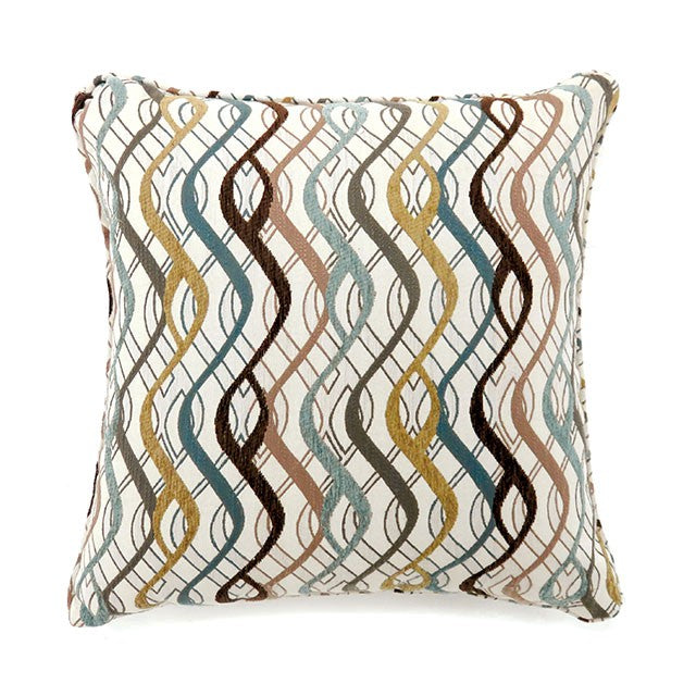 Sine Pillow (2/Box) Beige - Casa Morelos / Coahuila Furniture (Oklahoma City, OK)