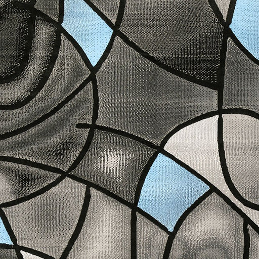 Sivas Charcoal Blue 8' X 10' Area Rug - Casa Morelos / Coahuila Furniture (Oklahoma City, OK)