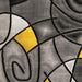 Sivas Charcoal Yellow 8' X 10' Area Rug - Casa Morelos / Coahuila Furniture (Oklahoma City, OK)