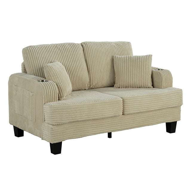 Moretaine Loveseat - Casa Morelos / Coahuila Furniture (Oklahoma City, OK)