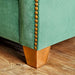 VERDANTE Emerald Green/Gold Sofa - Casa Morelos / Coahuila Furniture (Oklahoma City, OK)