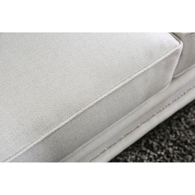 Ilse Off-White/Blue Sofa - Casa Morelos / Coahuila Furniture (Oklahoma City, OK)