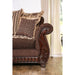 TABITHA Brown Love Seat, Brown - Casa Morelos / Coahuila Furniture (Oklahoma City, OK)