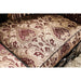 Quirino Burgundy/Dark Brown Sofa - Casa Morelos / Coahuila Furniture (Oklahoma City, OK)