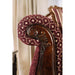 Quirino Burgundy/Dark Brown Sofa - Casa Morelos / Coahuila Furniture (Oklahoma City, OK)