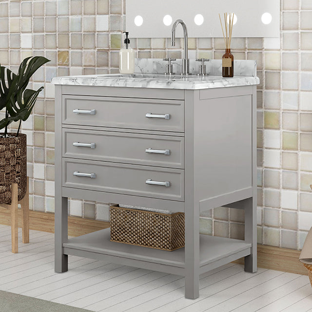 Reston Vanity with Top/ Sink - Casa Morelos / Coahuila Furniture (Oklahoma City, OK)